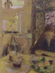 Czytanie Matki Artysty (pastel)