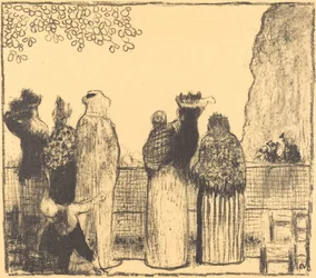 Tuileries Les Tuileries, opublikowane 1895.