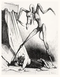 Ilustracja do Zakochanego Diabła, 1845