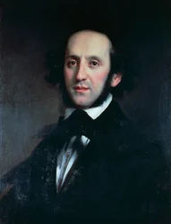 Portret kompozytora i dyrygenta Felixa Mendelssohna (Hamburg