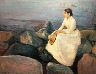 Norwegia, Bergen, Inger na plaży