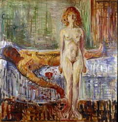 Śmierć Marata II Obraz Edvarda Muncha (1863-1944)