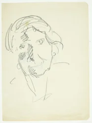 Portret żony artysty, malarki Agnes Weie (1878-1964), en face