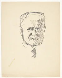 Studium do portretu dr.med. Carl Lorentzen (1860-1932)