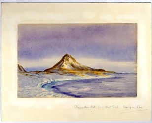 Wzgórze widokowe z Hut Point, 1911 (wc na papierze)