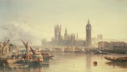 Houses of Parliament i Westminster Bridge