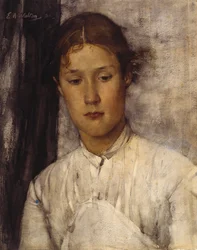 Córka łowczego (akwarela na papierze)