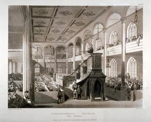Kaplica instytucji Towarzystwa Filantropijnego, London Road, Southwark, Londyn, 1809