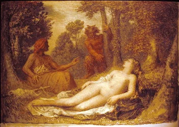 Diana (olej na papierze)