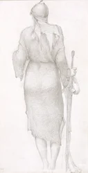 Rysunek Study Arthur w Avalon