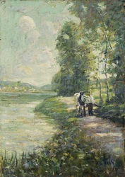 Biała łódź