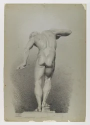 Studium aktu, ok. 1848