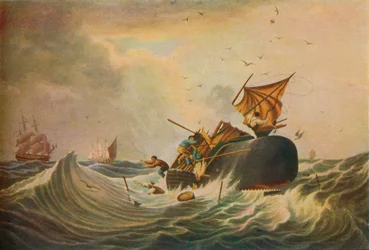 Łowisko wielorybów na Morzu Południowym, 1836 r.