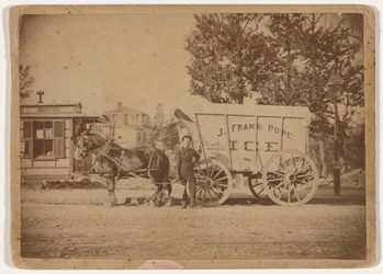 J. Frank Pope Ice Wagon, ok. 1885 (zdjęcie)