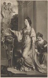 Lady Sarah Bunbury Składająca ofiary Łaskom