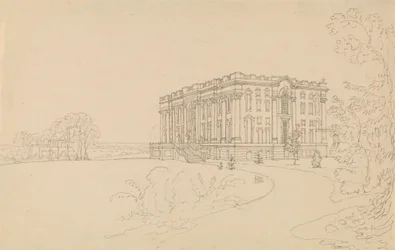 Widok Easton Neston, Northants