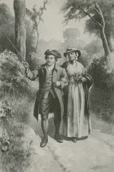 Rzadka Kate Blake i jej William (litografia)