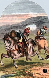 Śmierć Henryka, wicehrabiego de Turenne, żołnierza francuskiego, 1675 c1870