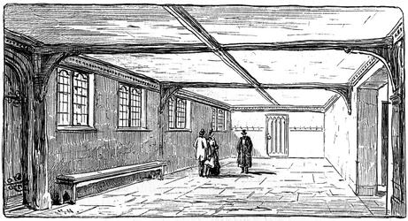 Guildhall, Stratford-upon-Avon, Warwickshire, 1885.