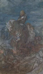 Sir Galahad (wc i gwasz na papierze)