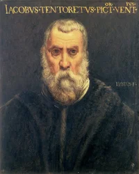 Portret Jacopo Tintoretta po Tintoretto