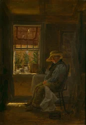 Forty Winks, ok.1880 (olej na desce składu)