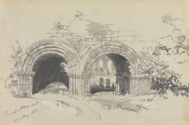 Furness Abbey East, 29 sierpnia 1836