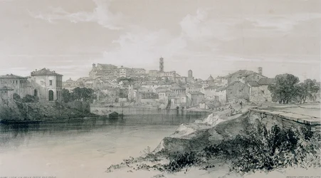 Widoki w Rzymie i okolicach: Rzym z via Porta San Paolo