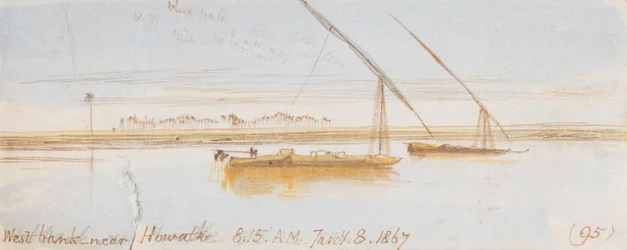 Zachodni Brzeg w pobliżu Howatke; godz. 8:15 rano, 8 stycznia 1867 r. (95)