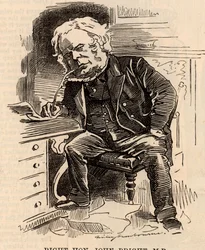 Karykatura Johna Brighta