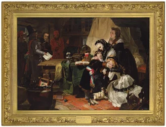 Ostatnie rozstanie Marii Antoniny i jej syna, 1856