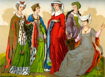 Angielskie szlachcianki, XV-XVI wiek, 1849