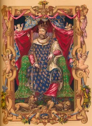 Król Francji Franciszek I, XVI w., 1849 r.