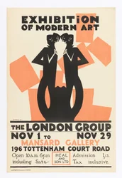Plakat, Wystawa Sztuki Współczesnej – The London Group