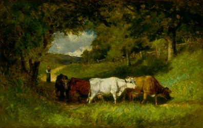 Wożąc krowy do domu, 1881.