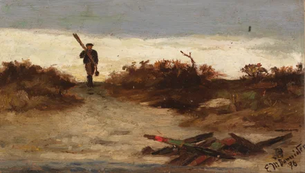Rybak nad wodą, 1886.