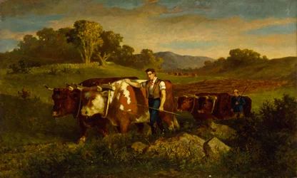 Pasterze z krowami, 1869.