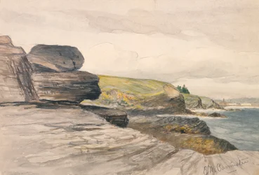 Scena Newport, ca. 1880-1889.