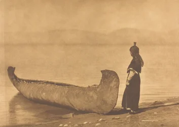 Na brzegu jeziora - Kutenai, 1910.