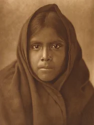 Qahatika Girl, ok. 1907 r. (fotograwiura wielkoformatowa)