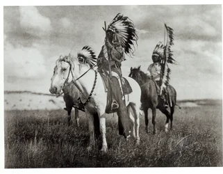 Sioux Chiefs, talerz z filmu „Indianin z Ameryki Północnej”