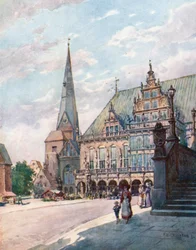 Brema - Rynek (druk kolorowy)