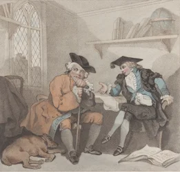 Scena uniwersytecka, czyli bezowocna próba na torebce ze starymi kwadratowymi palcami, 1 sierpnia 1787 r.