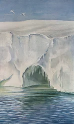 Cave in the Barrier, Cape Crozier, 4 stycznia 1911, 1913