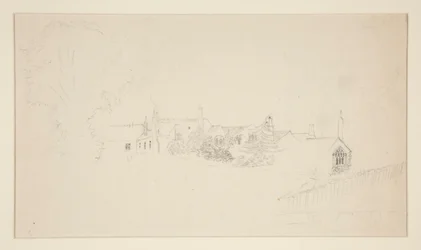 Studium architektoniczne (recto); Szkice ozdobne (verso)