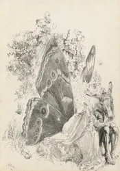Bottom and Titania, ilustracja do Nocy przesilenia letniej