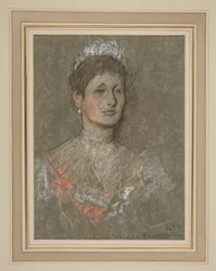 Koronacja Edwarda VII. Portret: księżniczka Louise z Battenbergu