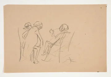 Studium dla .1207 - ilustracja dla Olivera Goldsmitha