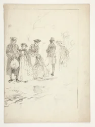 Ilustracja bez tytułu do Olivera Goldsmitha
