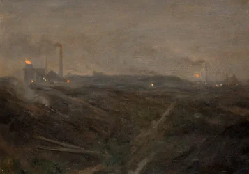 Wielkie piece, noc (olej na płótnie)